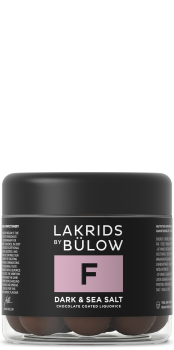Lakrids by Bülow F - Dark & Sea Salt 115g